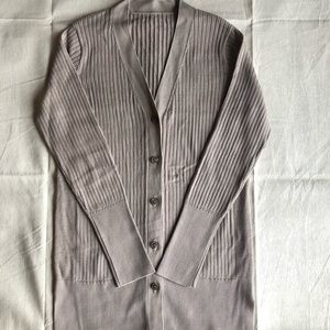 Brass Clothing Ribbed Cardigan